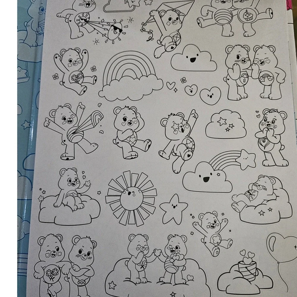 Care Bears Unlock the Magic Color‎ My Life Art Journal Set Markers Stickers NEW